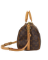 Speedy Bandouliere 30, &pound;825, Handbags, Brown, Canvas, Side view